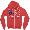 9.11 Patriot Day We Will Never Forget Zipper Hoodie