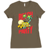 beach party Ladies Fitted T-Shirt