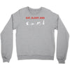 eat, sleep &amp; train triathlon sports, gym, athletic Crewneck Sweatshirt