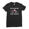 case ih red tractor boy comin' through Ladies Fitted T-Shirt
