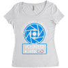 aperture science volunteer Women's Triblend Scoop T-shirt
