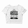 Queens Are Born In July Crop Top