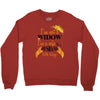 i'm not a widow i'm a wife to a husband with wings Crewneck Sweatshirt