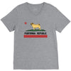 colifornia republic parody pugfornia republic V-Neck Tee