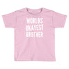 worlds okayest brother funny Toddler T-shirt