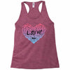 love (4) Racerback Tank