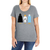 father, son, holy spirit Ladies Curvy T-Shirt