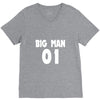 big man little man father son matching1 V-Neck Tee