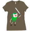 adventure time legend of zelda link Ladies Fitted T-Shirt