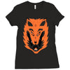 cursed fox Ladies Fitted T-Shirt