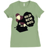 old school dj Ladies Fitted T-Shirt