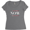 Yesterday Now Tomorrow Women's Triblend Scoop T-shirt