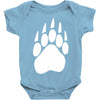 large bear paw print crew neck long sleeve Baby Onesie