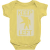 keep left shark Baby Onesie