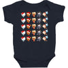 christmas animal Baby Bodysuit