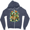 mommy!!! my candy is stolen by zombie Zipper Hoodie