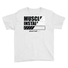 muscles installing Youth Tee