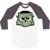 monster owls   frankenstein 3/4 Sleeve Shirt