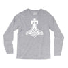 thors hammerretro viking norse fashion cool Long Sleeve Shirts