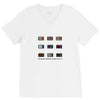 WE DON'T BELIEVE WHAT'S ON TV V-Neck Tee