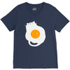 eggcat V-Neck Tee