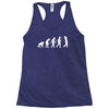 evolution of a golfer Racerback Tank