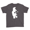 sax player lady face optical illusion Youth Tee