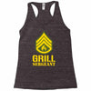 grill sergeant military Racerback Tank