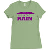 rain Ladies Fitted T-Shirt