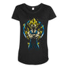 majin warrior Maternity Scoop Neck T-shirt