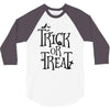 trick or treat halloween 3/4 Sleeve Shirt