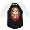 brown bear 3/4 Sleeve Shirt