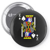 party king design funny humor cool graph baseball Pin-back button