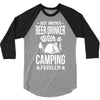 beer drinker camping!! 3/4 Sleeve Shirt