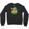 raised by elves elf christmas Crewneck Sweatshirt