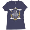 I Am A Leo Ladies Fitted T-Shirt