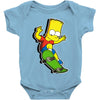 skater bart Baby Bodysuit