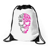 two coloured skull Drawstring Bags