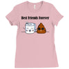 best friends forever Ladies Fitted T-Shirt