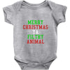 Merry Christmas Ya Filthy Animal Baby Onesie