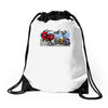 red ant Drawstring Bags