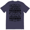 Real Kings Are Born On December 27 T-Shirt