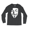 v per vendetta face film horror cinema&amp;tv Long Sleeve Shirts