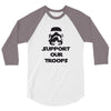 support our troops 3/4 Sleeve Shirt