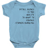 intelligence is the ability to adapt to change Baby Bodysuit