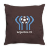 argentina 78 world cup 1978 retro football Throw Pillow