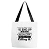 i never dreamed i'd end up to be a perfect freaking husband but here i Tote Bags