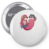 musume monster Pin-back button