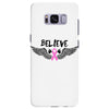 angel wing believe breast cancer Samsung Galaxy S8 Plus