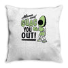 guac you out Throw Pillow